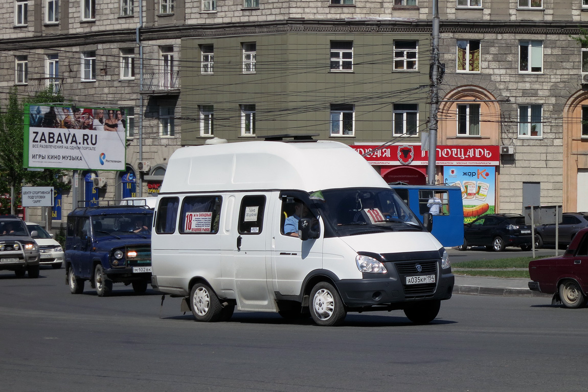 Novosibirsk, Luidor-225000 (GAZ-322133) No. А 035 КР 154