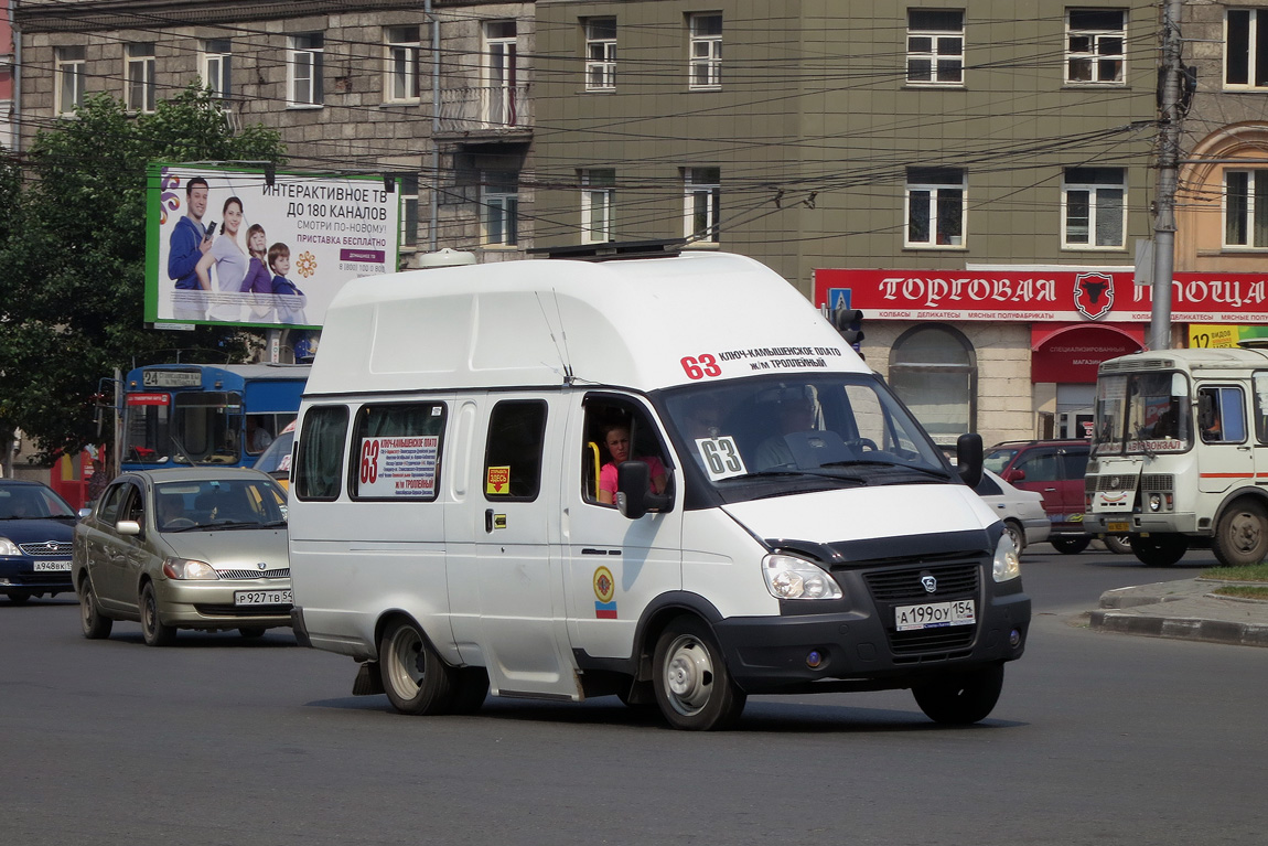 Новосибирск, Луидор-225000 (ГАЗ-322133) № А 199 ОУ 154