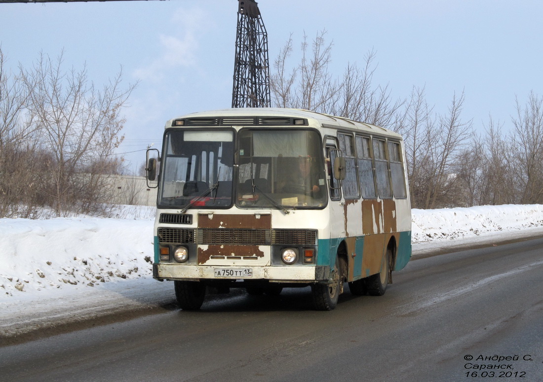 Саранск, ПАЗ-3205* № А 750 ТТ 13