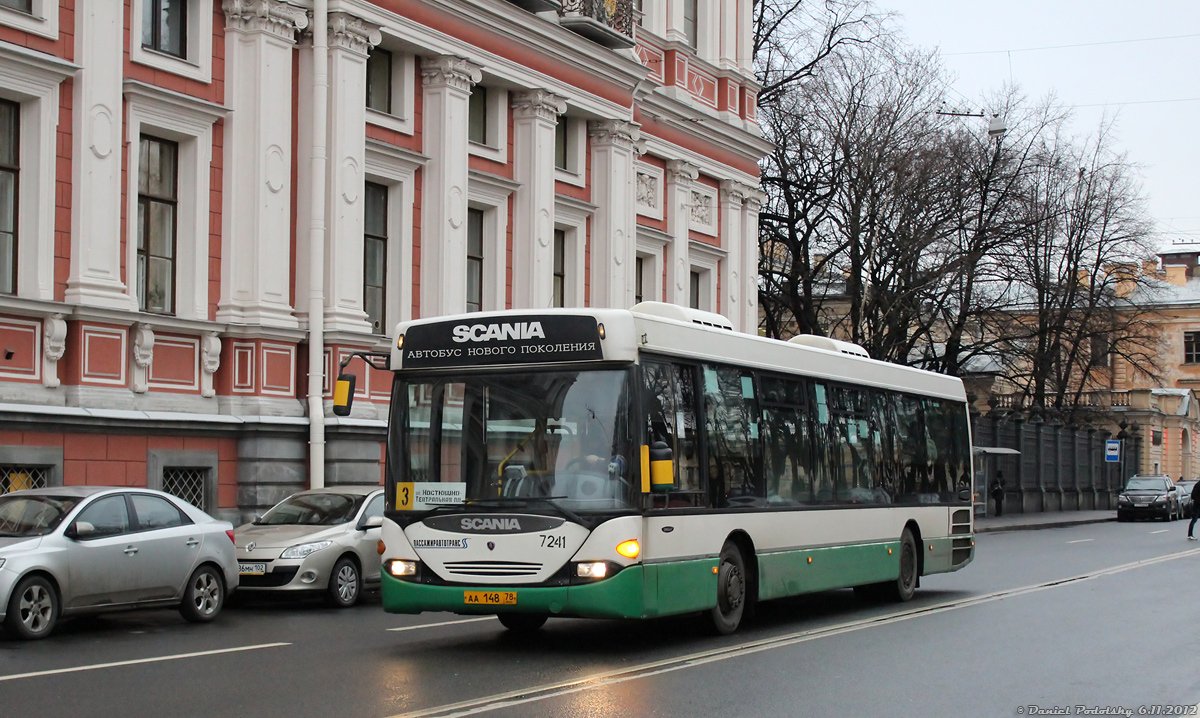 Saint Petersburg, Scania OmniLink CL94UB 4X2LB č. 7241