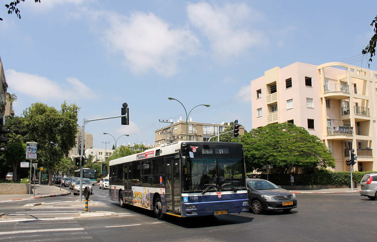 Tel-Aviv, Haargaz (MAN NL313) № 7029