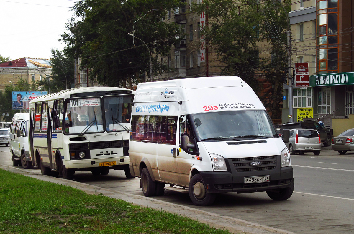 Novosibirsk, Nizhegorodets-222709 (Ford Transit) nr. В 483 КК 154
