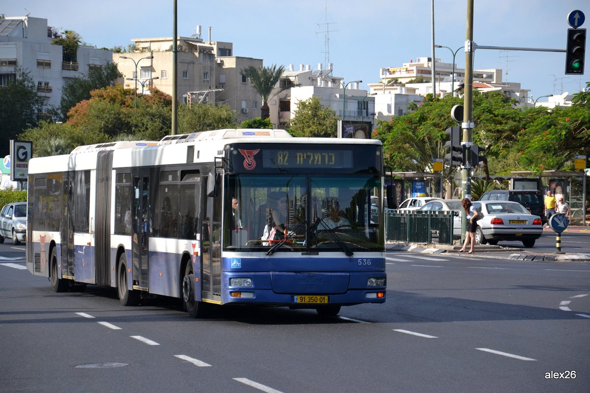 Tel-Aviv, Merkavim (MAN NG363) # 536
