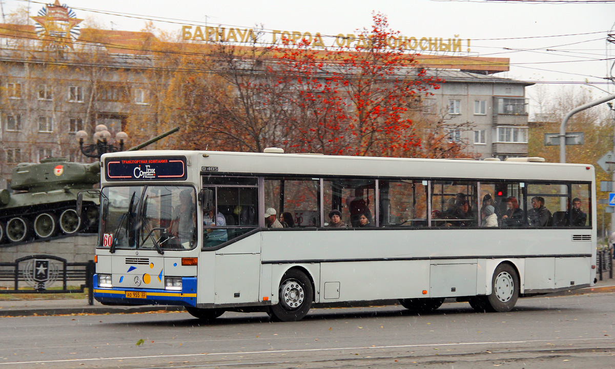 Barnaul, Mercedes-Benz O405 # АО 955 22