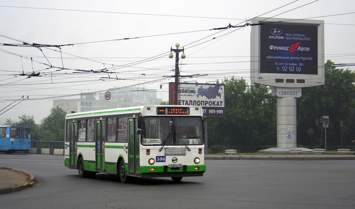 Omsk, LiAZ-5256.45 # 596