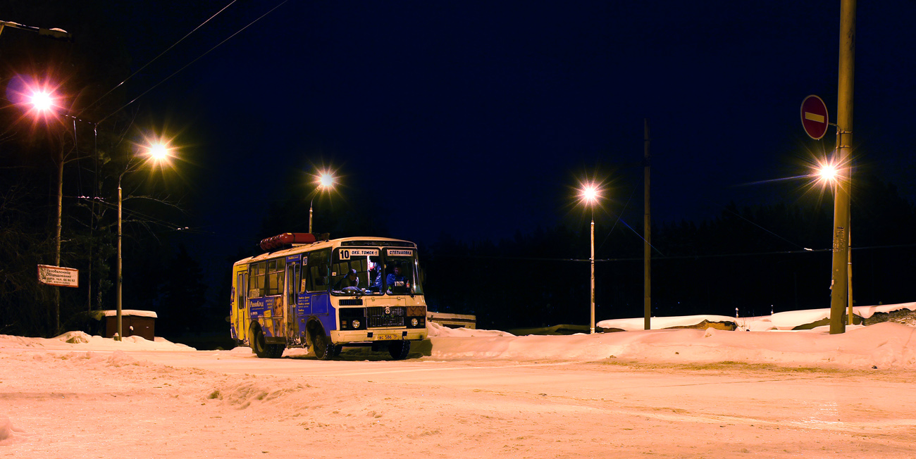 Tomsk, PAZ-32054 (40, K0, H0, L0) # ВС 586 70; Tomsk — The final stops, terminals and stations