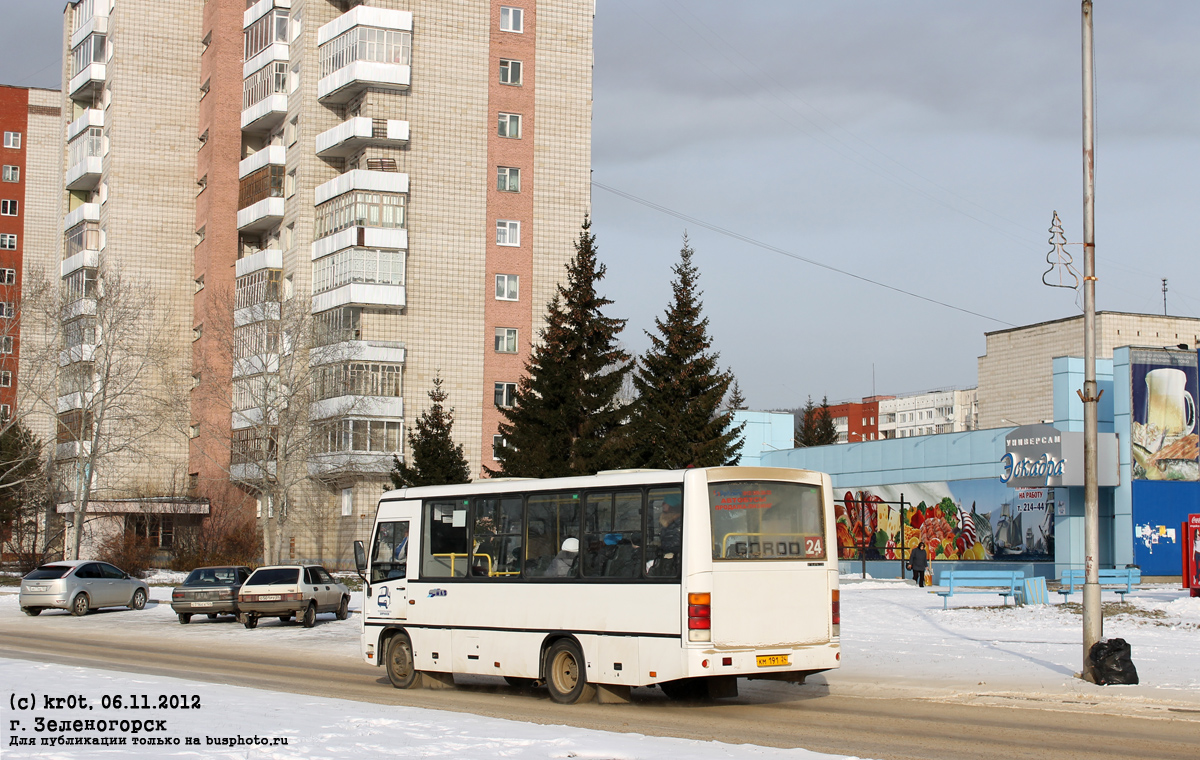 Zelenogorsk, PAZ-320402-03 (32042C) No. КМ 191 24
