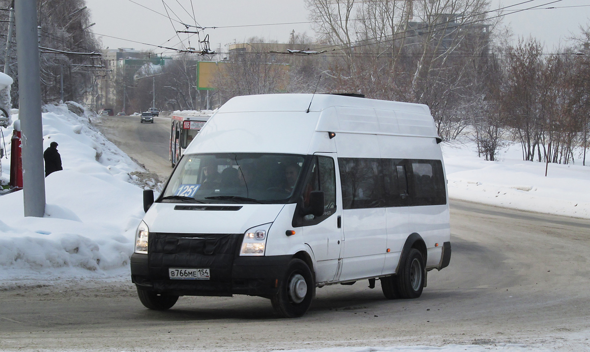 Novosibirsk, Nizhegorodets-222709 (Ford Transit) nr. В 766 МЕ 154