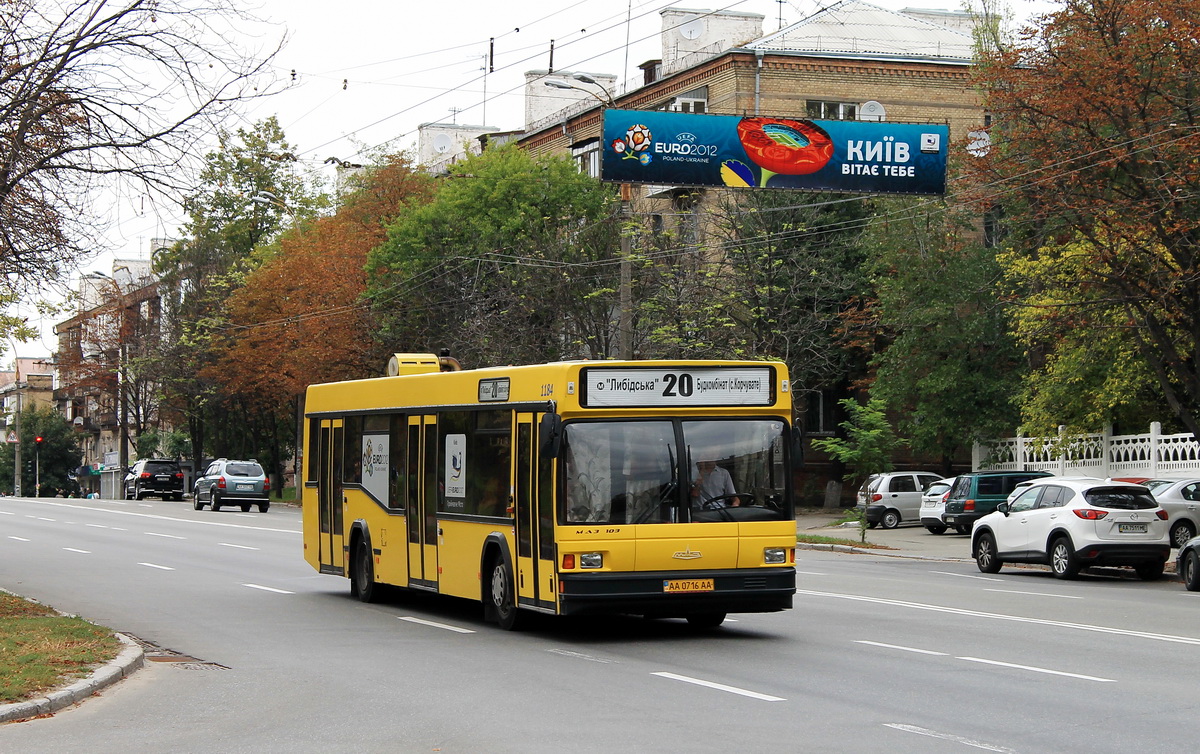Kyjev, MAZ-103.076 č. 1184
