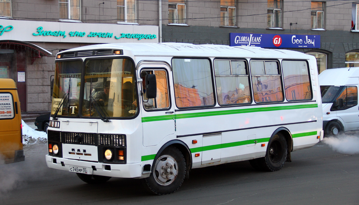 Omsk, PAZ-3205-110 (32050R) # С 745 МР 55