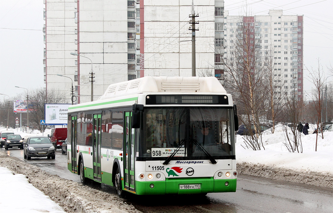 Moscow, LiAZ-5292.71 No. 11505