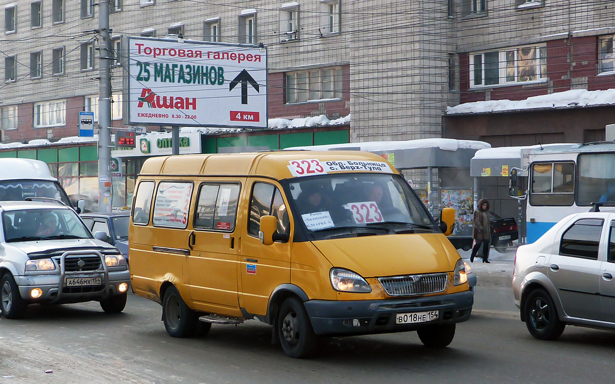 Novosibirsk, GAZ-322132 №: В 018 НЕ 154