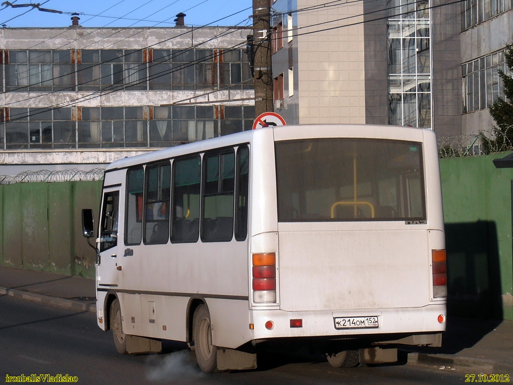 Nizhny Novgorod, PAZ-320302-08 (32032H) # К 214 ОМ 152