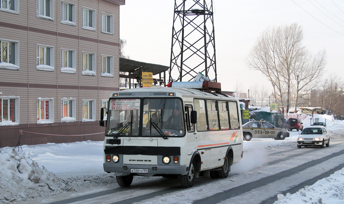 Novosibirsk, PAZ-32054 (40, K0, H0, L0) # В 720 ТУ 154