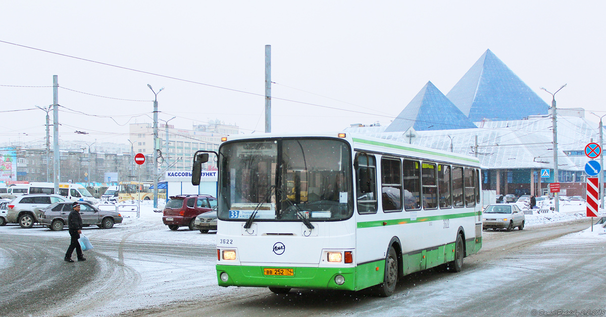 Chelyabinsk, LiAZ-5256.26 # 3622