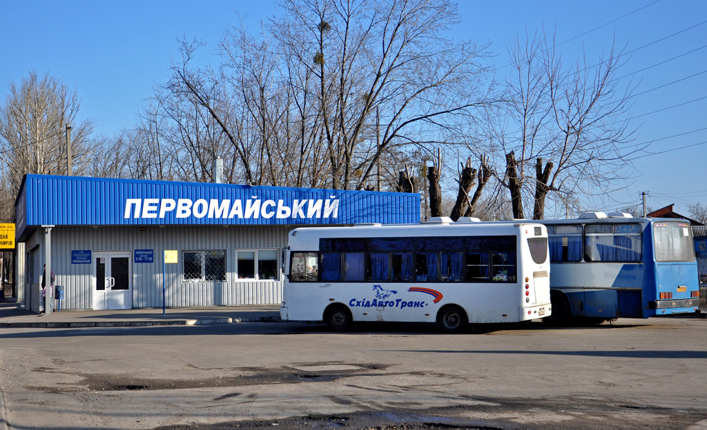Bus terminals, bus stations, bus ticket office, bus shelters; Первомайский — Miscellaneous photos