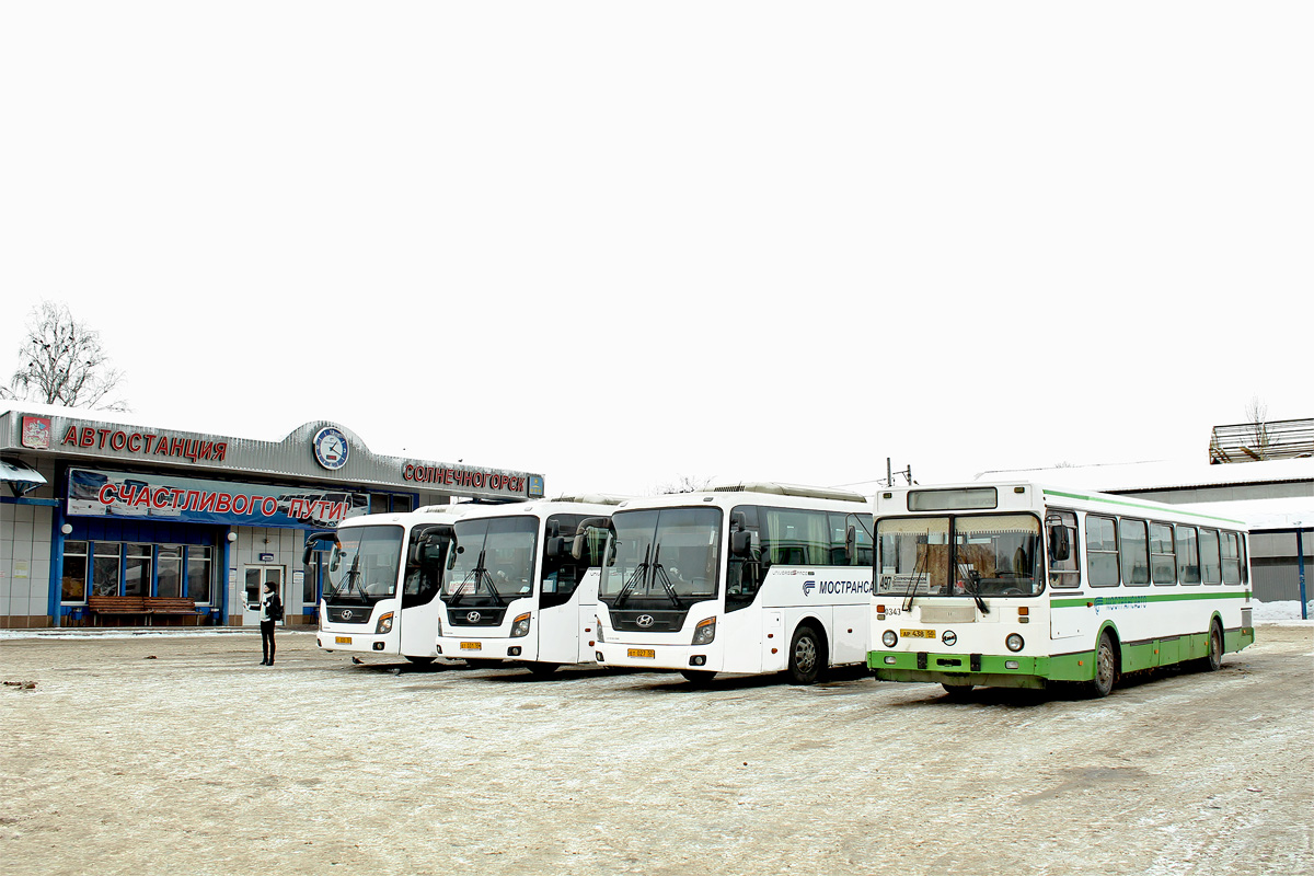 Solnechnogorsk, LiAZ-5256.25 # 0343; Solnechnogorsk — terminal station