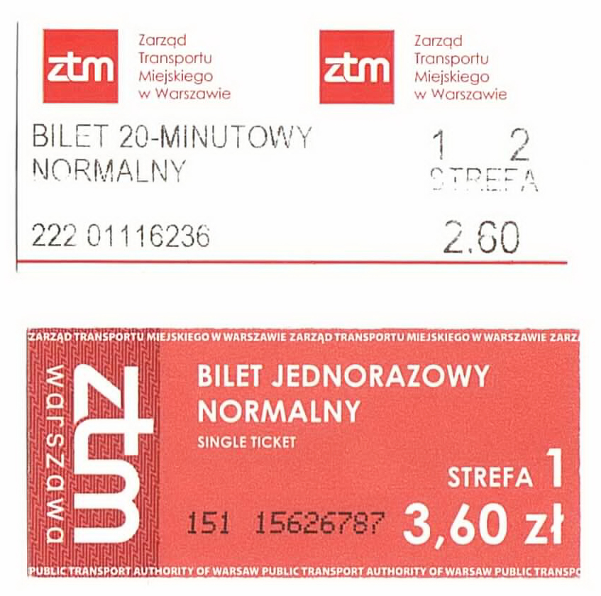 Warsaw — Miscellaneous photos; Tickets (all)