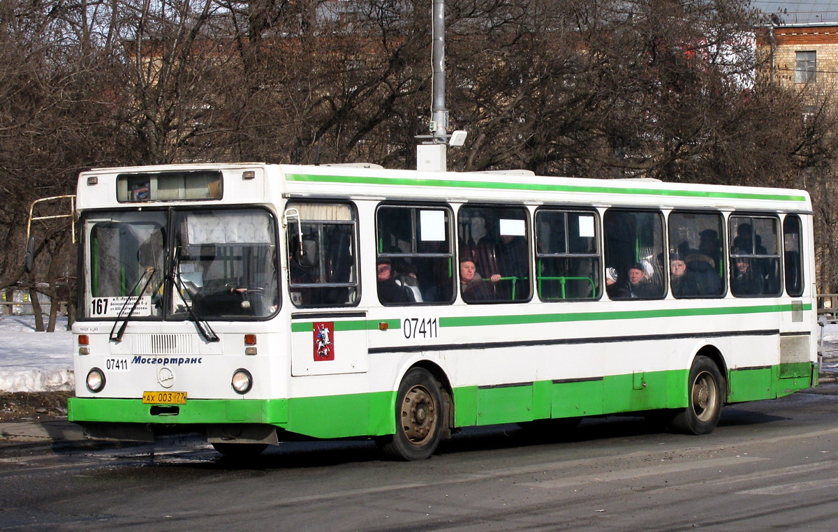 Moskau, LiAZ-5256.25 Nr. 07411