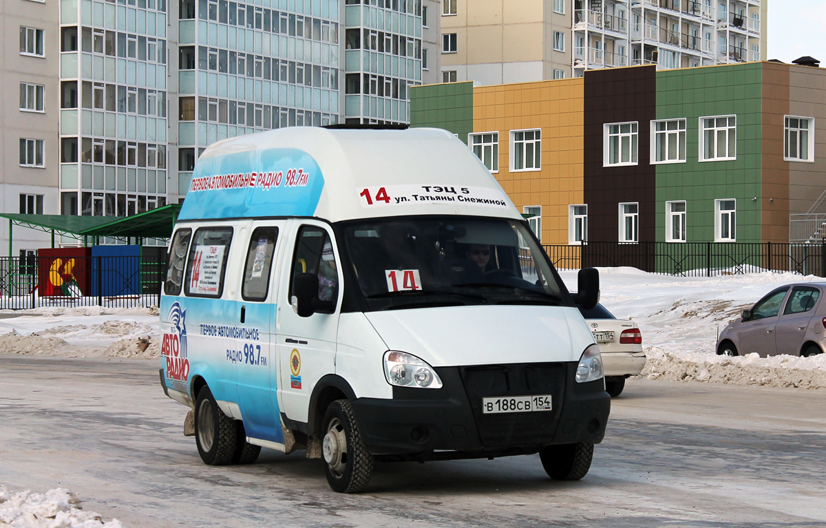 Novosibirsk, Luidor-225000 (GAZ-322133) № В 188 СВ 154