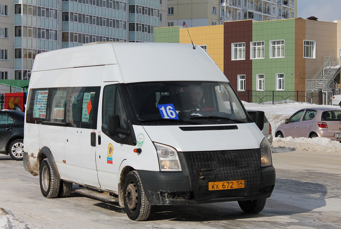 Novosibirsk, Nizhegorodets-222702 (Ford Transit) # КХ 672 54