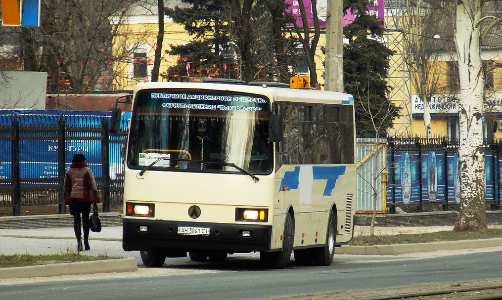 Pokrovsk, ЛАЗ-4207JN "Лайнер-10" nr. АН 3061 СІ