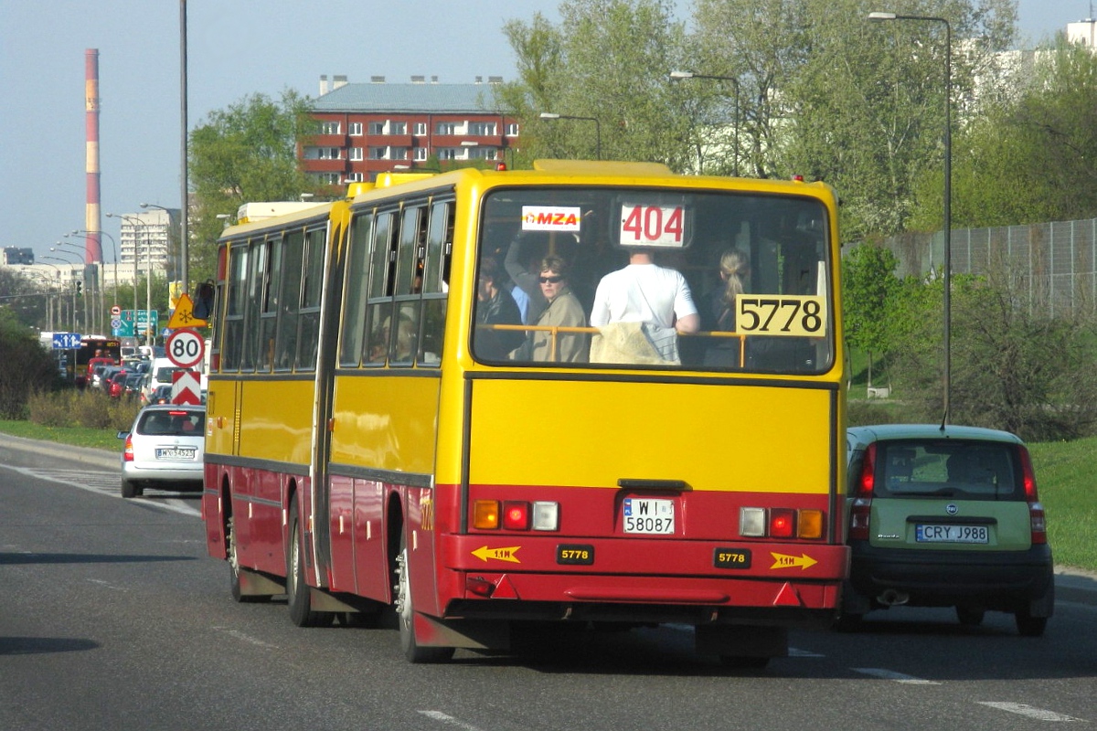Варшава, Ikarus 280.70E № 5778