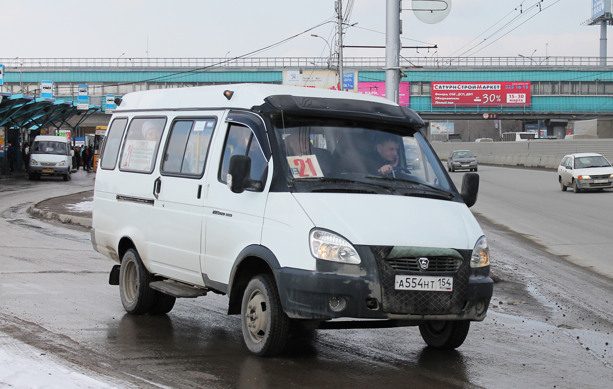 Novosibirsk, GAZ-322132 # А 554 НТ 154