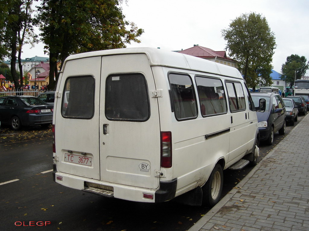 Костюковичи, ГАЗ-3221* № ТС 3677