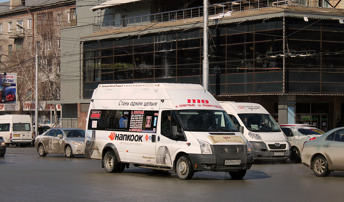 Novosibirsk, Nizhegorodets-222709 (Ford Transit) # В 029 ЕМ 154