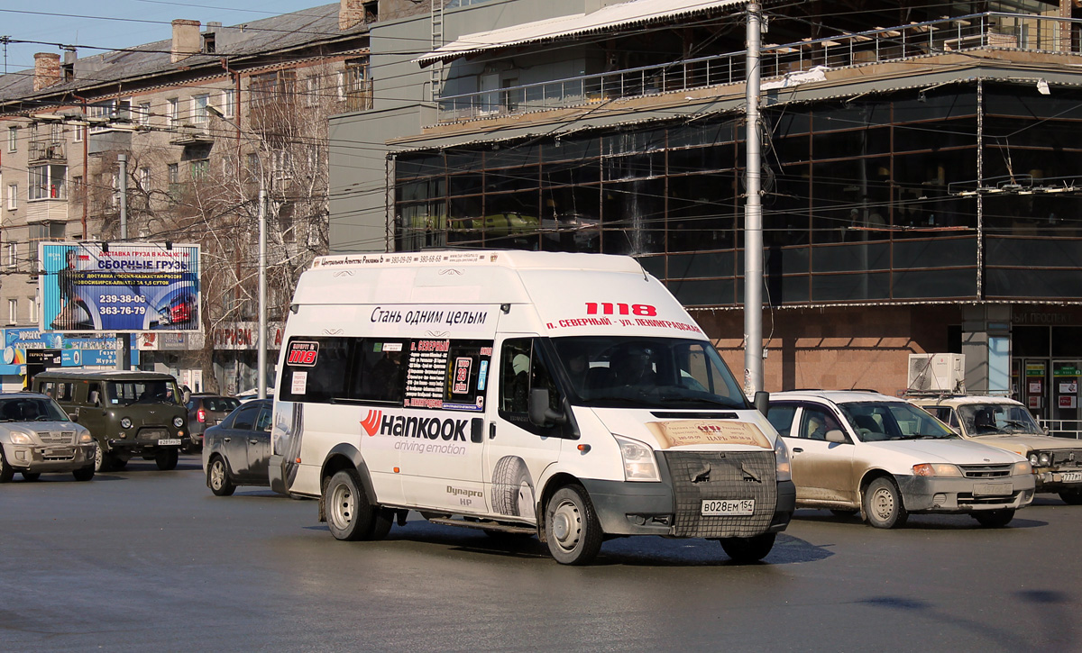 Novosibirsk, Nizhegorodets-222709 (Ford Transit) No. В 028 ЕМ 154