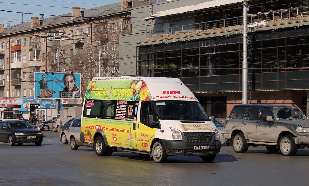 Novosibirsk, Nizhegorodets-222709 (Ford Transit) # А 751 УА 154