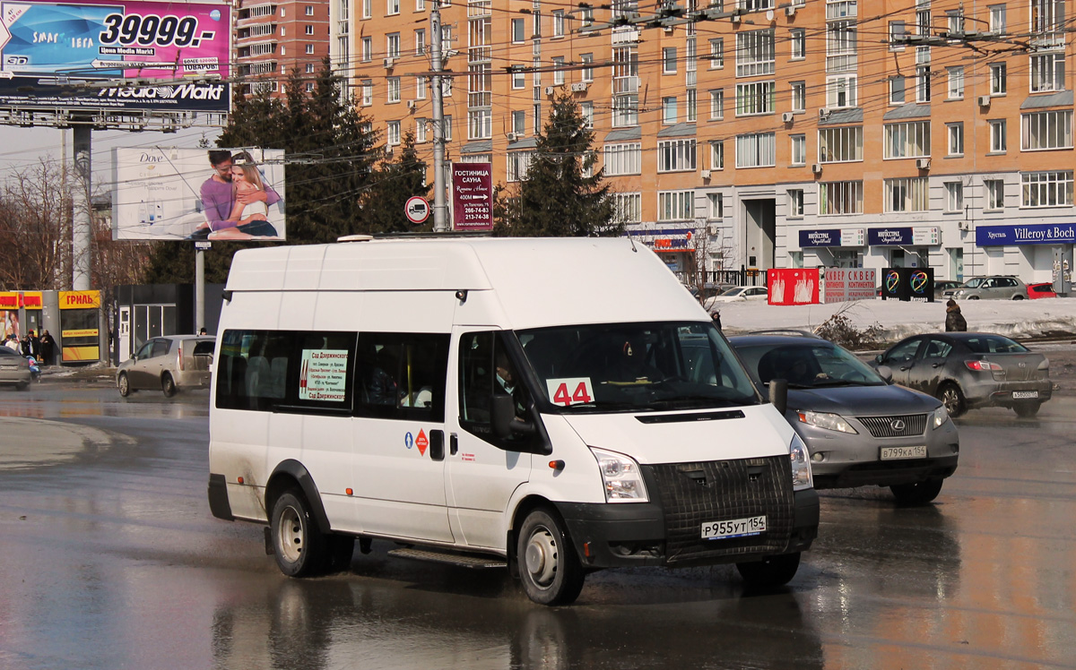 Novosibirsk, Nizhegorodets-222709 (Ford Transit) # Р 955 УТ 154