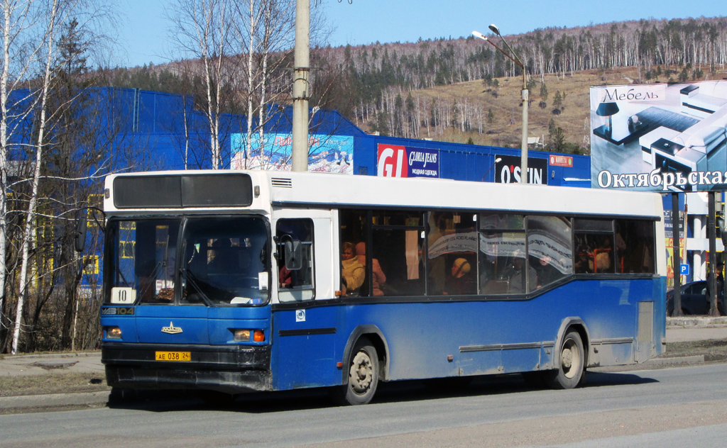 Zheleznogorsk (Krasnoyarskiy krai), MAZ-104.021 č. АЕ 038 24