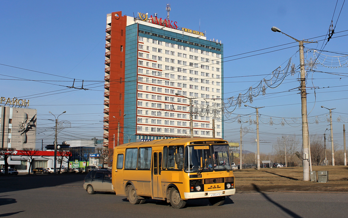 Krasnoyarsk, PAZ-32053-60 (32053P) nr. Е 335 НР 24