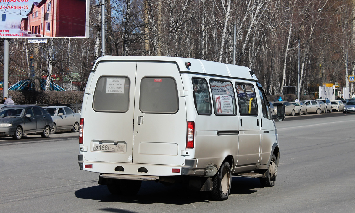 Novosibirsk, GAZ-322132 Nr. В 168 СЕ 154