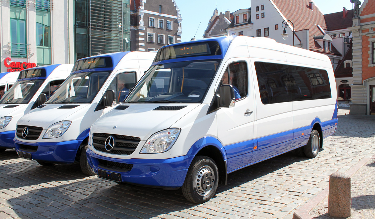 Рига — Новые автобусы/микроавтобусы