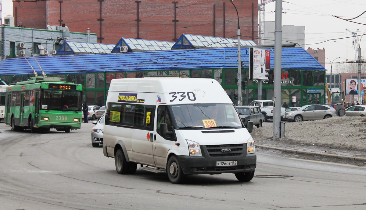 Novosibirsk, Nidzegorodec-22270 (Ford Transit) # К 126 ОТ 154