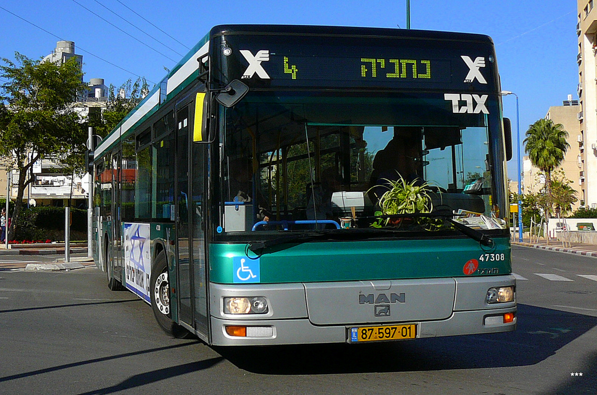 Израиль, прочие, Haargaz (MAN NL313) № 47308