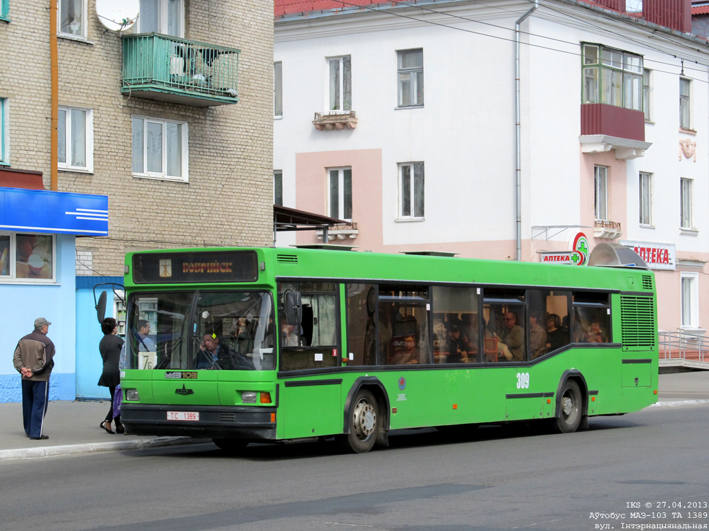 Bobruysk, MAZ-103.065 č. 309