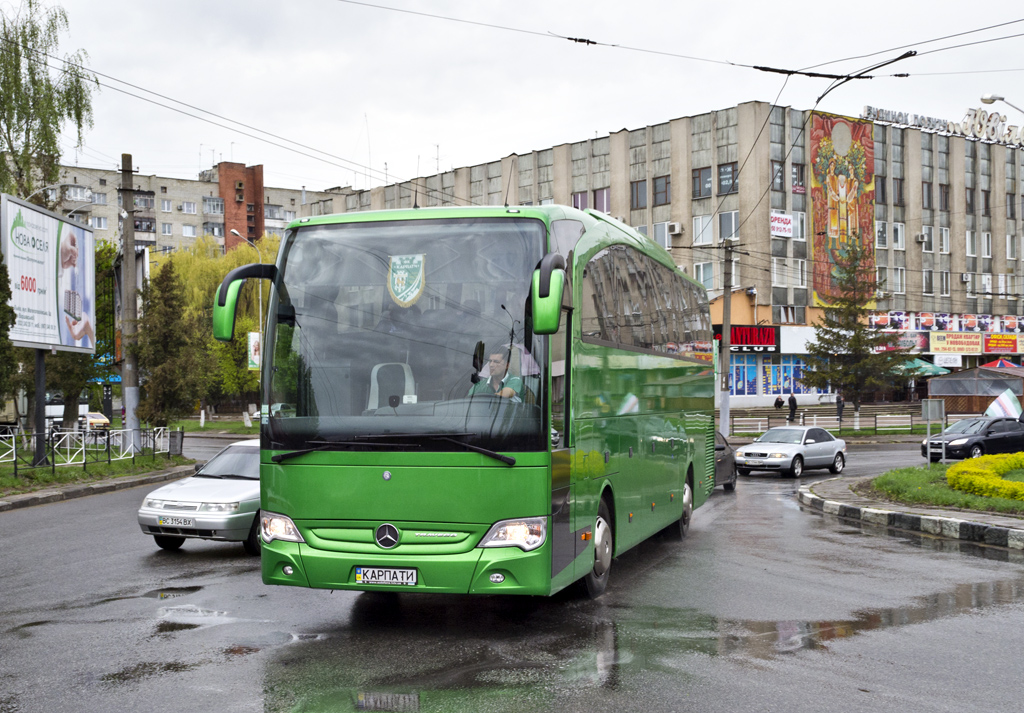 Lviv, Mercedes-Benz Travego II 15SHD Facelift (Türk) # КАРПАТИ