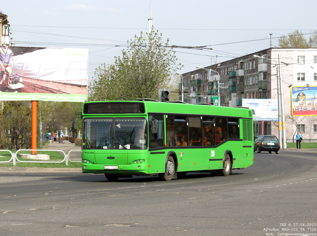 Bobruysk, MAZ-103.462 č. 200