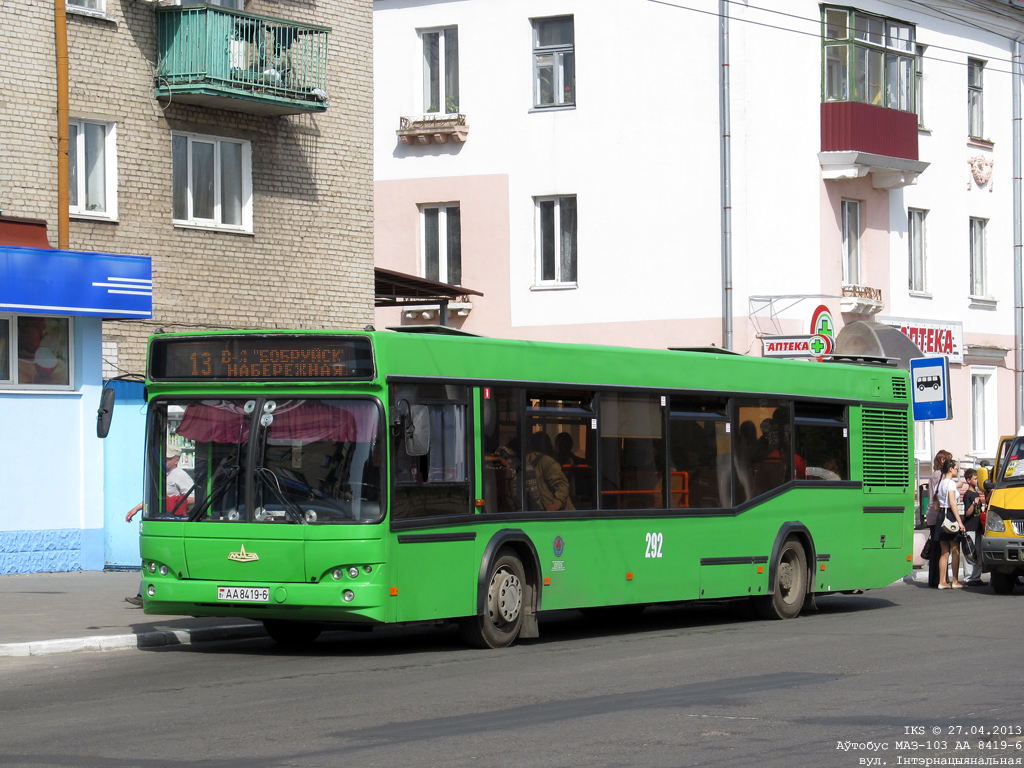 Bobruysk, MAZ-103.462 č. 292