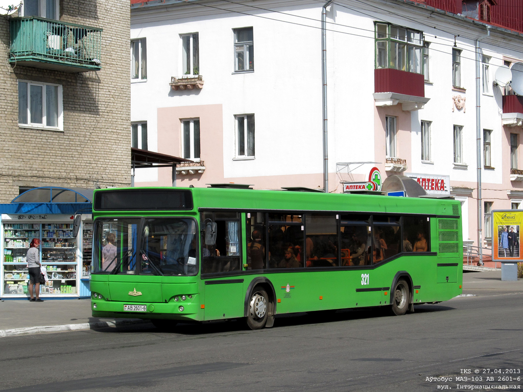 Bobruysk, MAZ-103.465 # 321