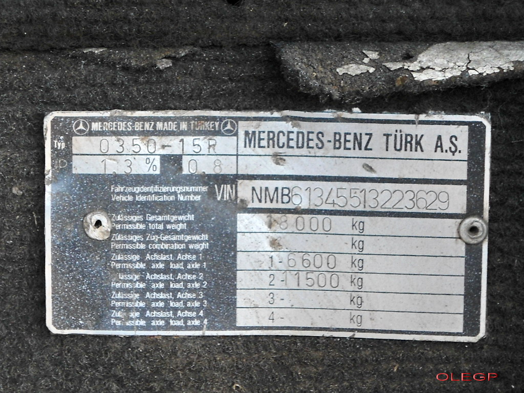 Vitebsk, Mercedes-Benz O350-15RHD Tourismo I # АЕ 1809-2