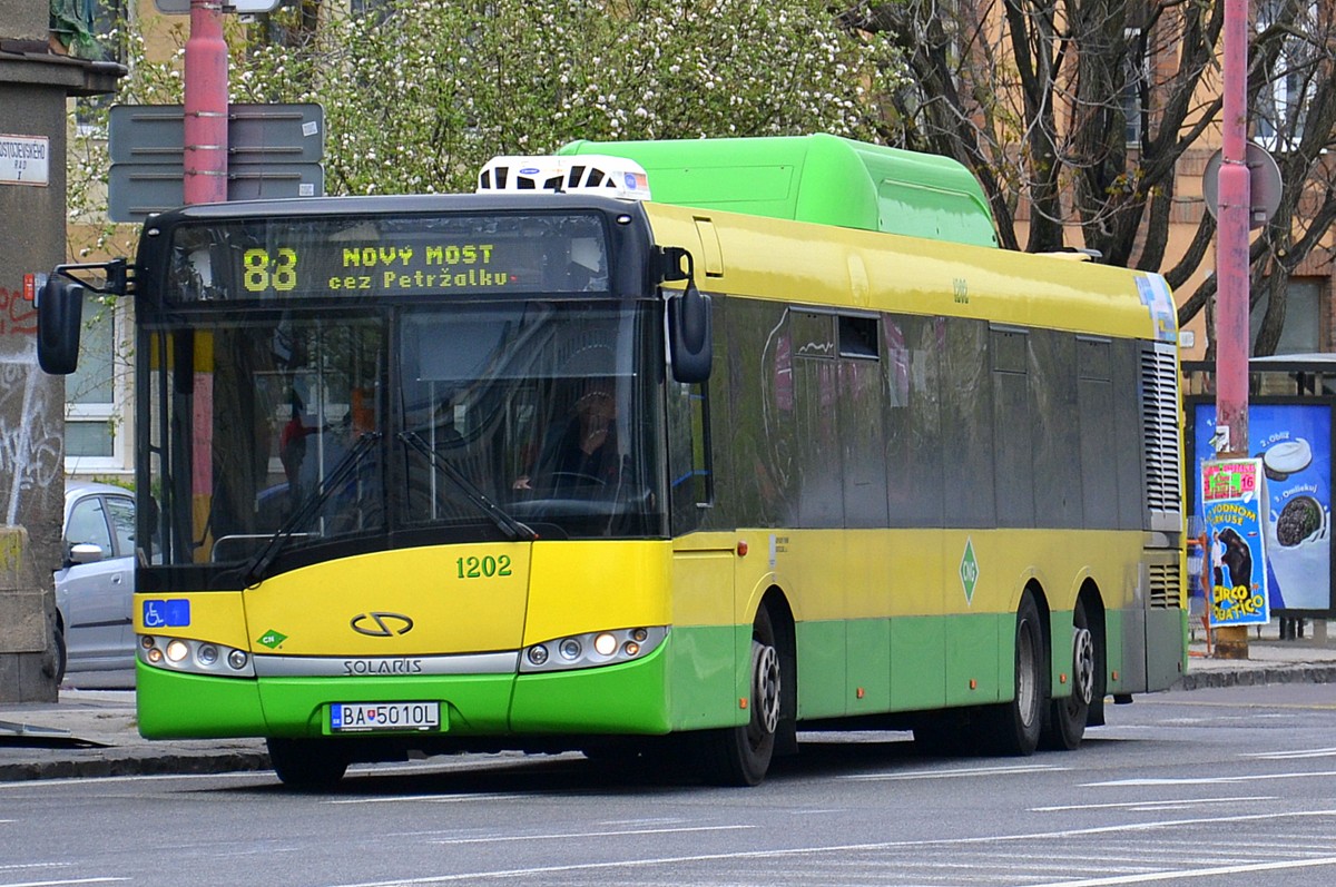 Bratislava, Solaris Urbino III 15 CNG # 1202