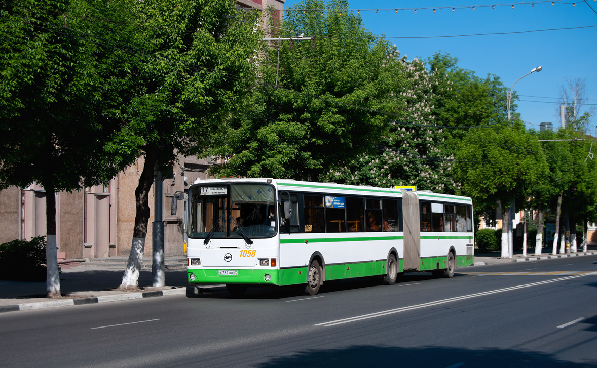 Ryazan, LiAZ-6212.00 # 1058