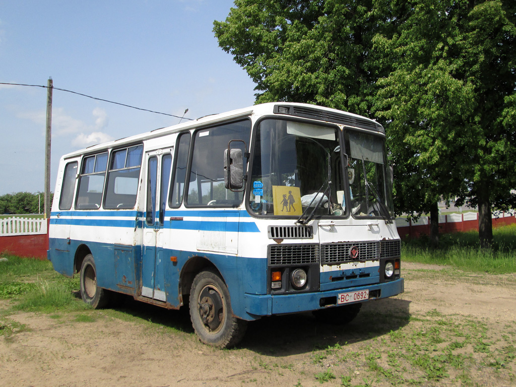 Бегомль, ПАЗ-3205 № ВС 0692