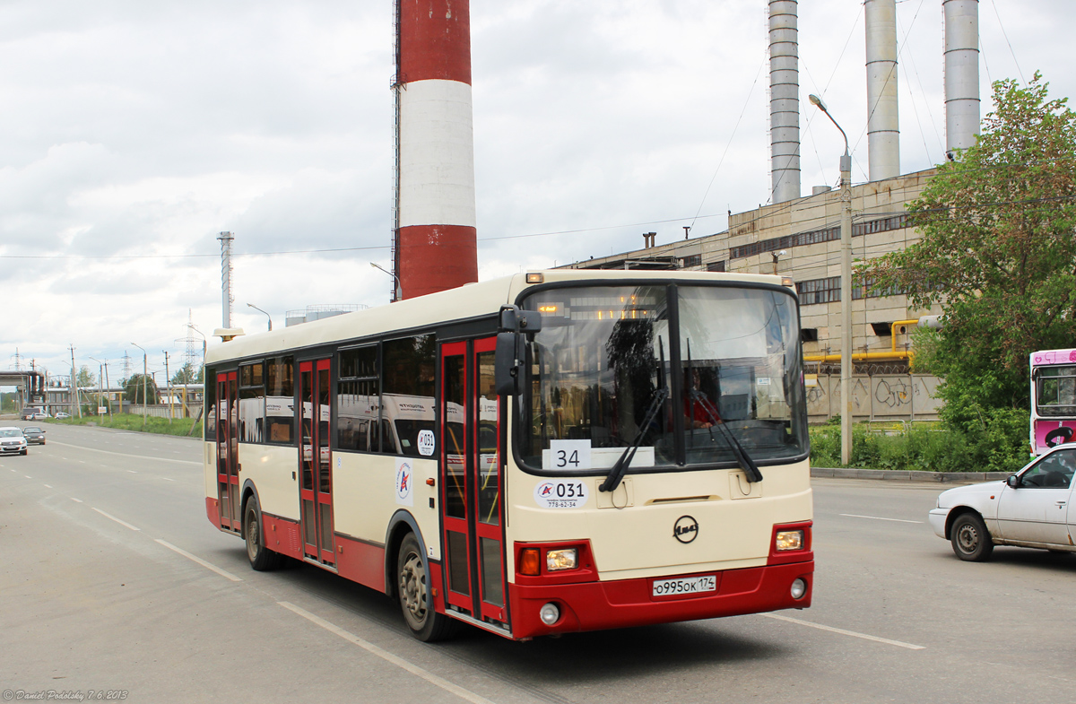 Chelyabinsk, LiAZ-5256.53 nr. 5823