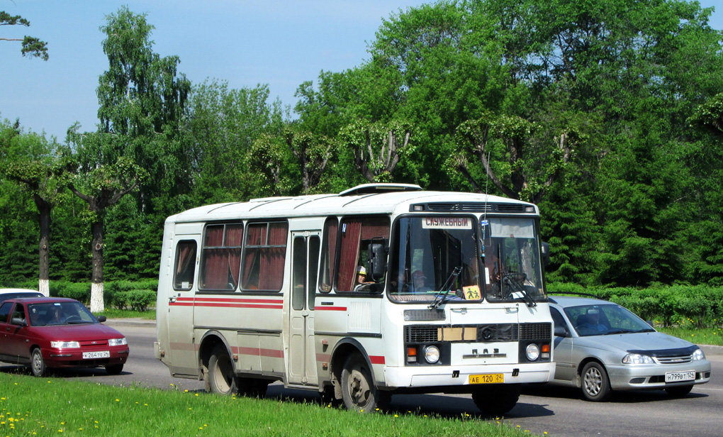 Подгорный, ПАЗ-3205-110 (32050R) № АЕ 120 24